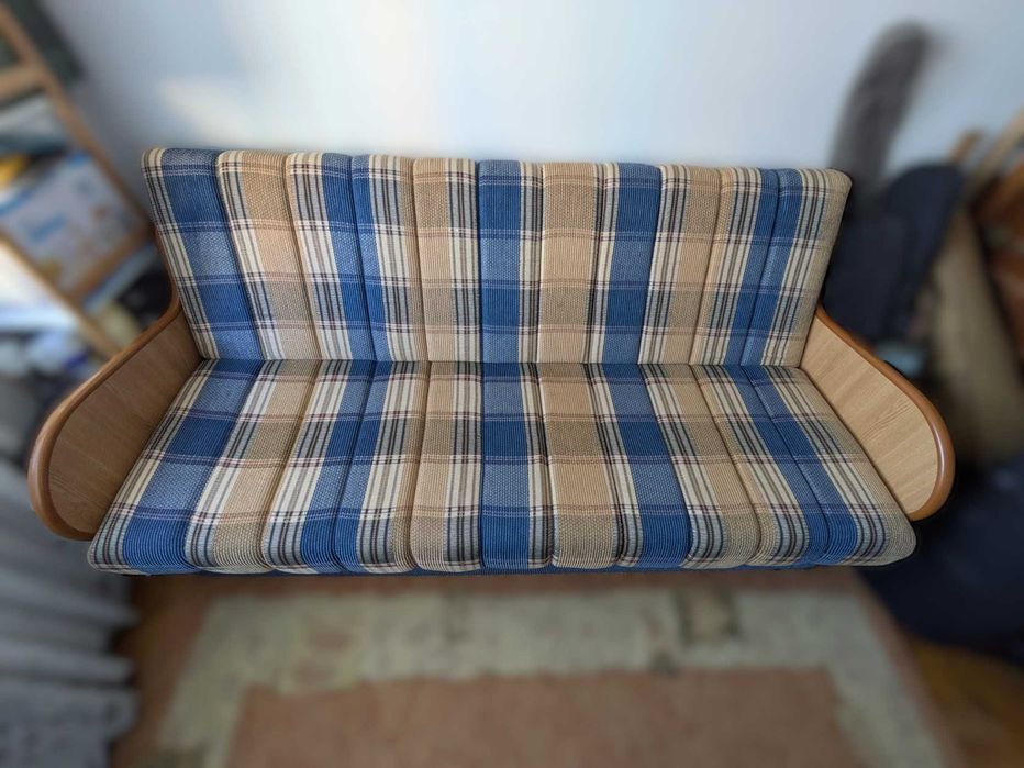 Canapea extensibila cu lada de depozitare 90/120 x 200