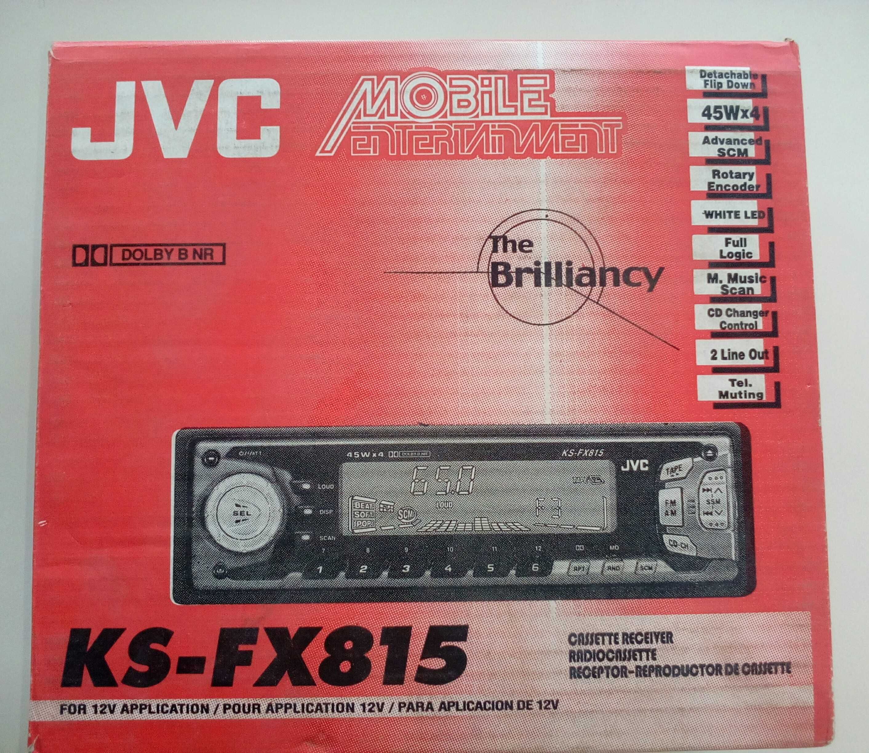 Автомагнитола кассетная JVC