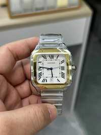 Cartier santos 100XL Argint Aur