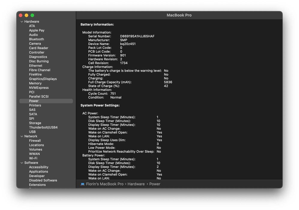MacBook Pro 15" 2019 Touchbar - i9 32GB RAM 500GB SSD Stare Excelenta