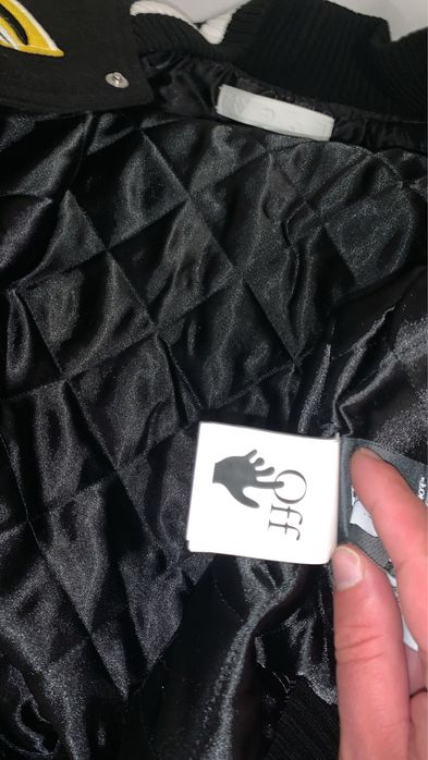 Off white Leather Jacket