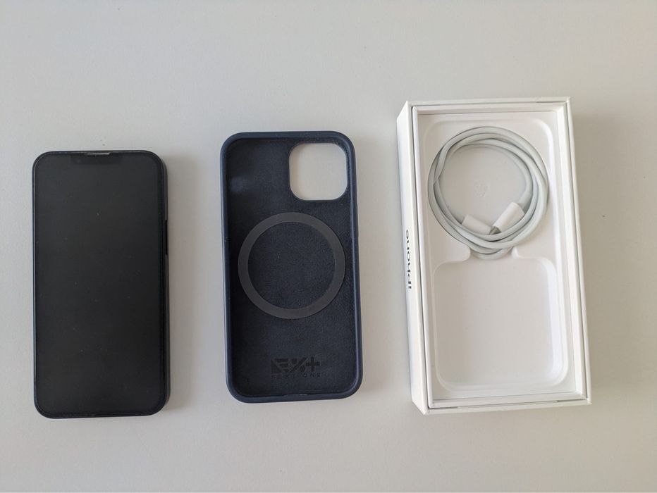 Iphone 13mini 128GB la cutie ca nou, 85% baterie, folie, husa, cablu