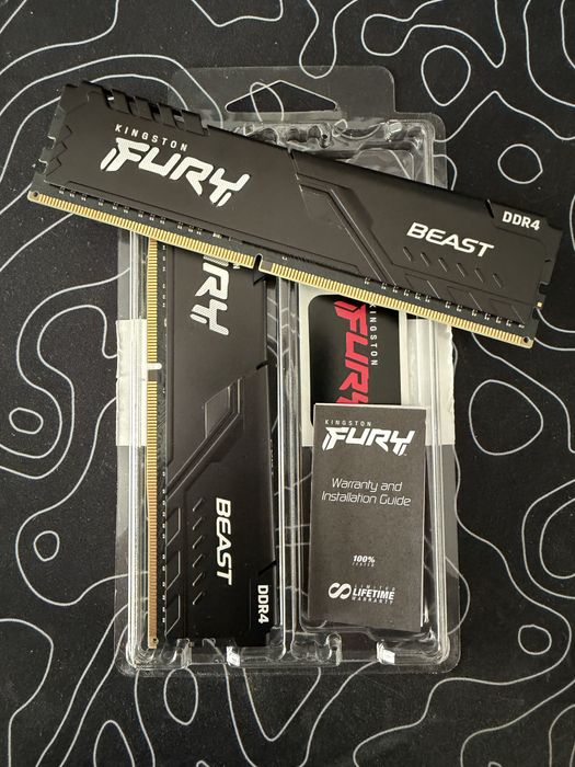 Оперативная память Kingston Fury Beast DDR4 3600Mhz