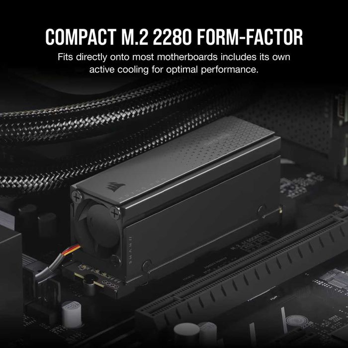 Новый накопитель M.2 SSD NVMe Corsair MP700 PRO 2TB with Air Cooler.