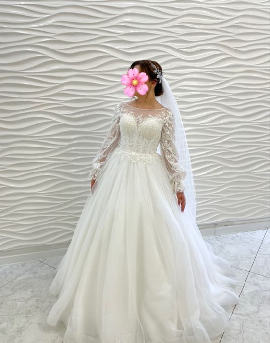 Свадебное платье в идеальном состоянии