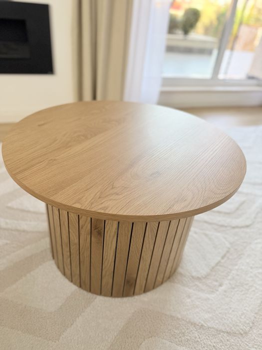 Холна масичка за кафе –дървена – 80×80 см