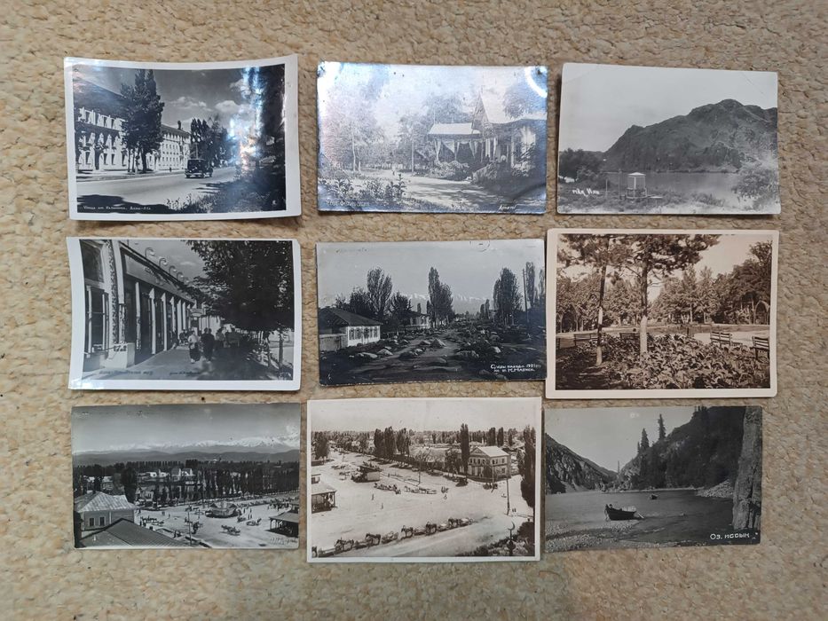 Открытки Алма-Ата Иссык БАО Тянь-Шань