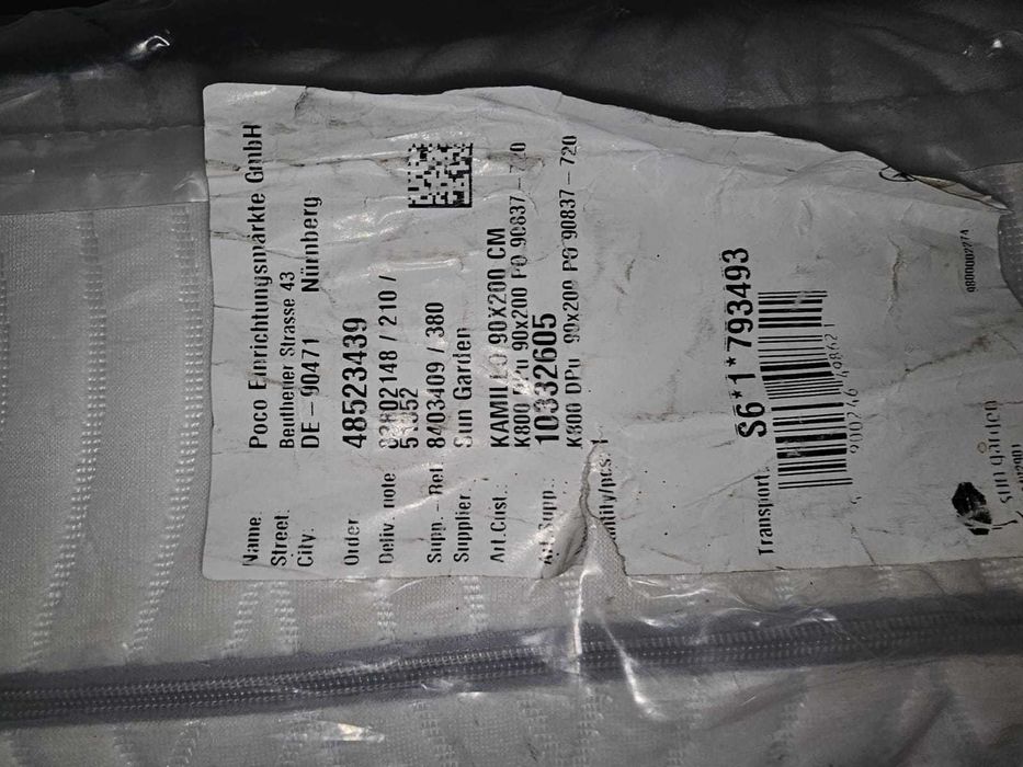 2 Saltele cu spuma rece Kamillo 90/200cm