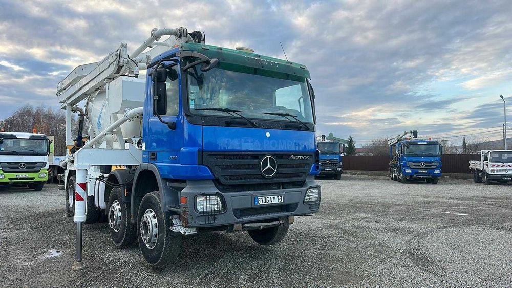 Mercedes Actros MP2 Cu pompa Sermac 24 mc si Mixer 8 mc