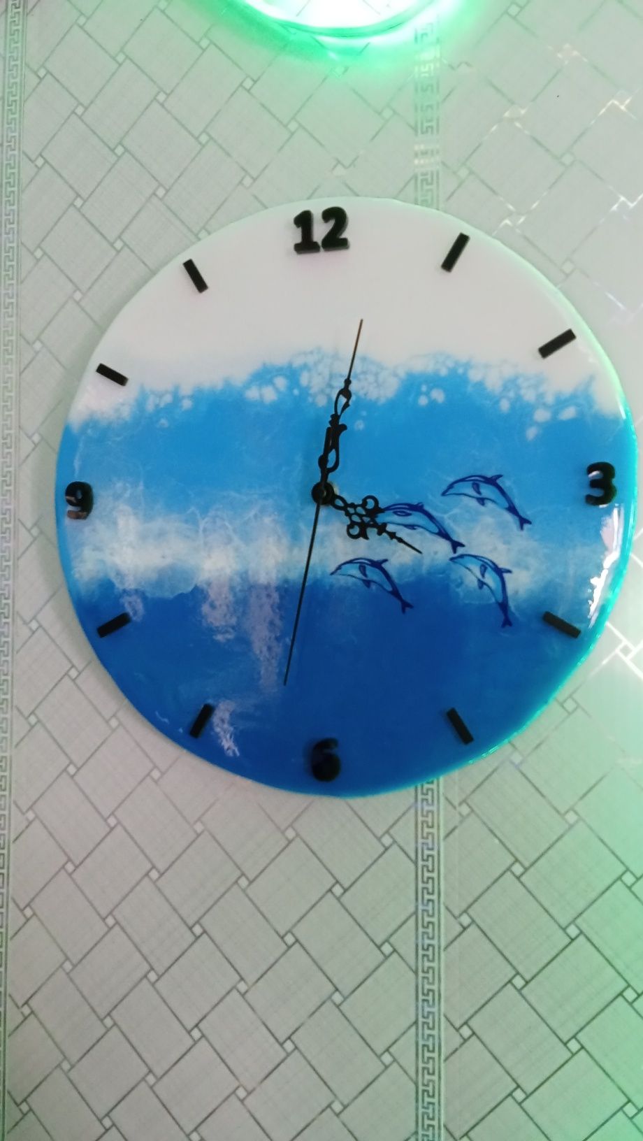 Часы ручной работы тематика Морской бриз