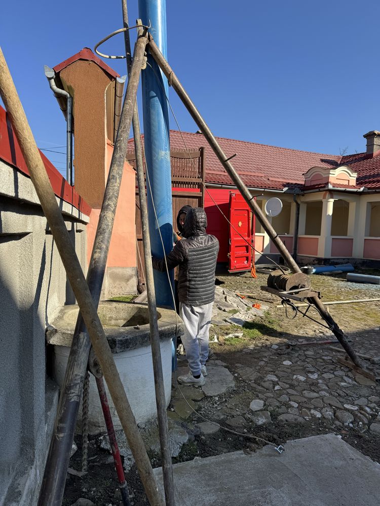 Foraje Puturi Apa Fantani Denisipari Prelungiri Piloni