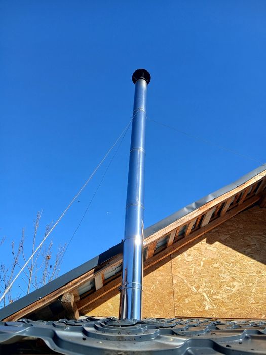 Vând centrala pe lemne + cos