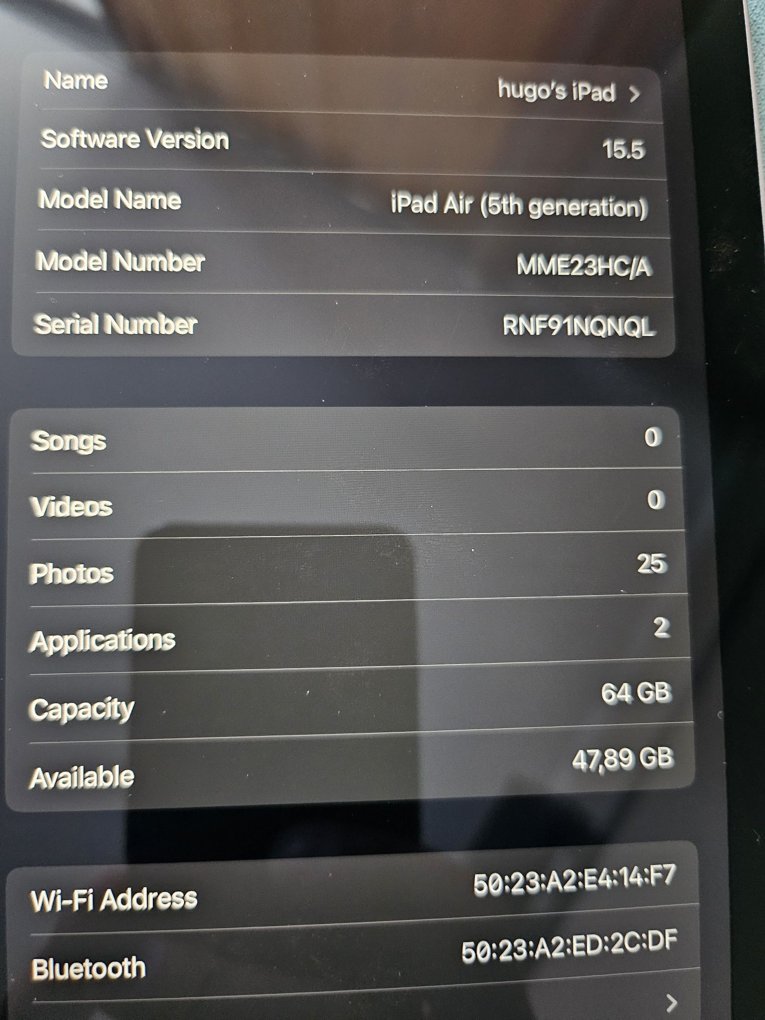 iPad Air 5 64Gb WiFi