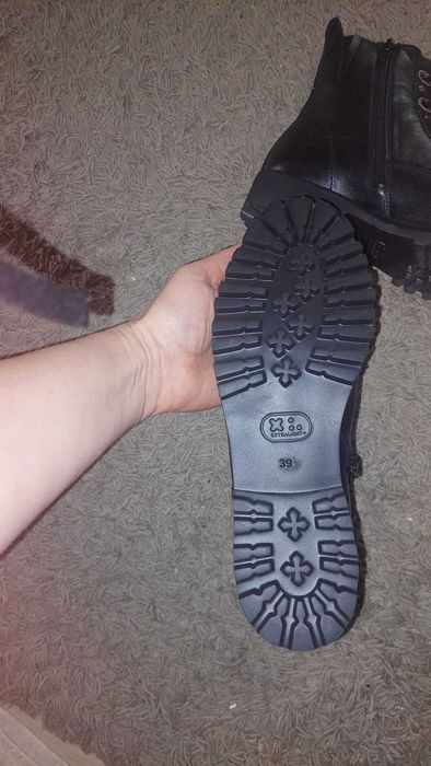 ghete noi de piele naturala 39