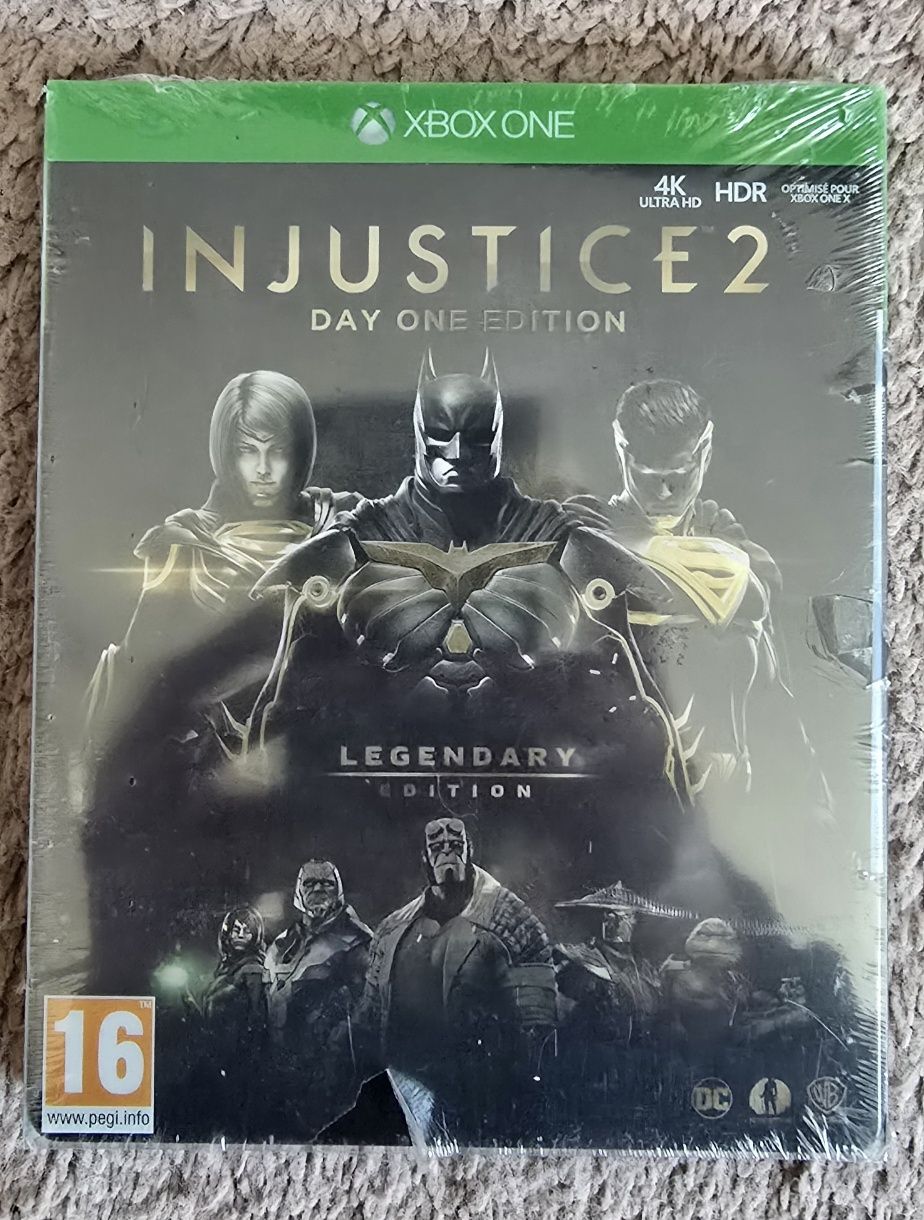 Joc Sigilat Xbox One Series X Injustice 2 Legendary Steelbook Edition