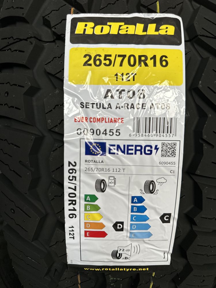 Нови джипови гуми ROTALLA SETULA AT08 265/70R16 112T НОВ DOT