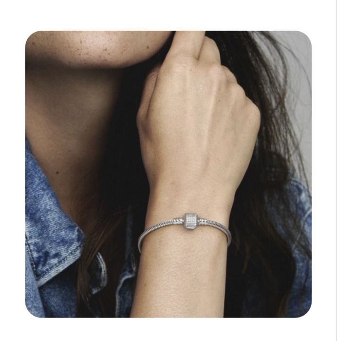 Гривна Pandora 17 см и талисмани