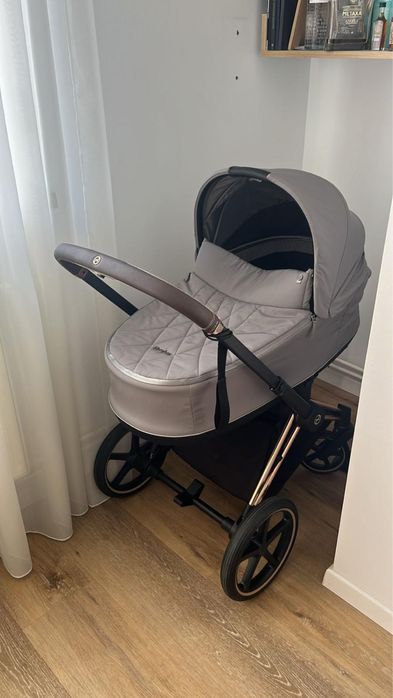 Cybex Priam cadru Rose Gold, landou gri