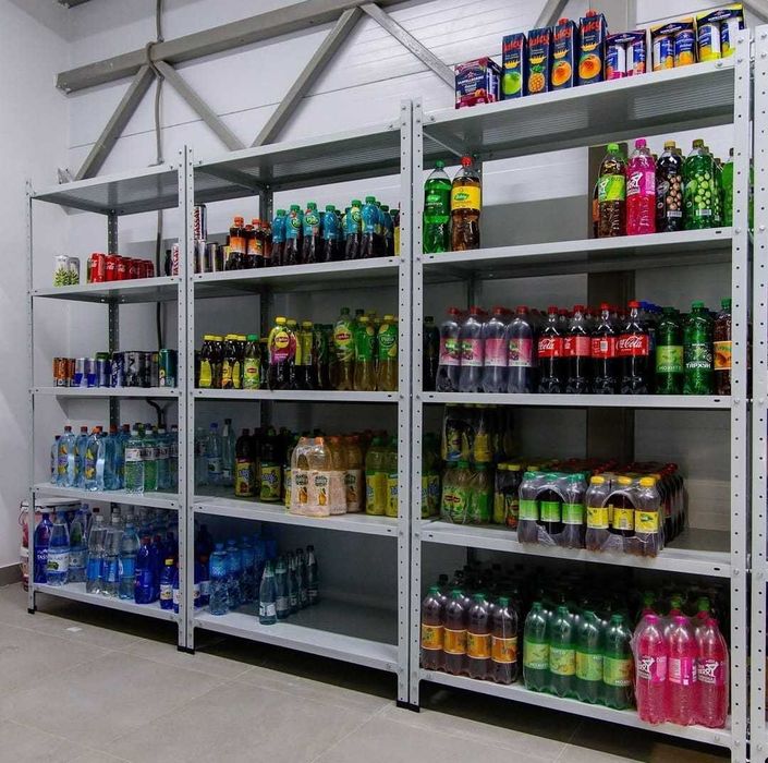 Стеллажи металлические для офиса склада  магазина  кладовки