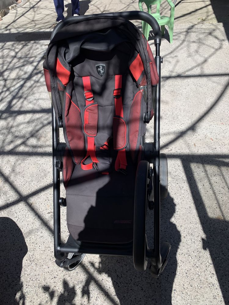 Детска количка с 2 коша лимитирана серия Cybex balious S Lux Ferrari