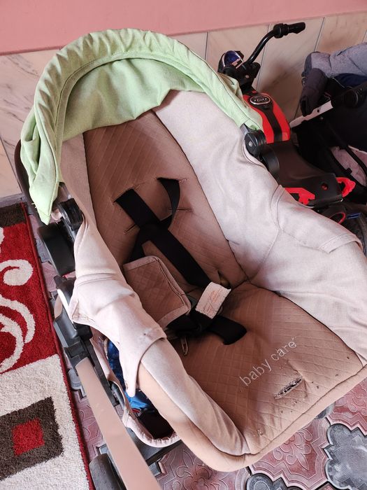 Carucior copii 3 în 1, culoare neutră