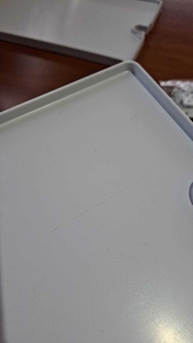 Raft telescopic baie Erica, metalic, 4 etajere, 210-270 cm, alb