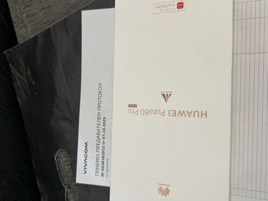 КАТО НОВ 512GB Huawei Pura 80 Pro Гаранция Vivacom до 2027 г. White