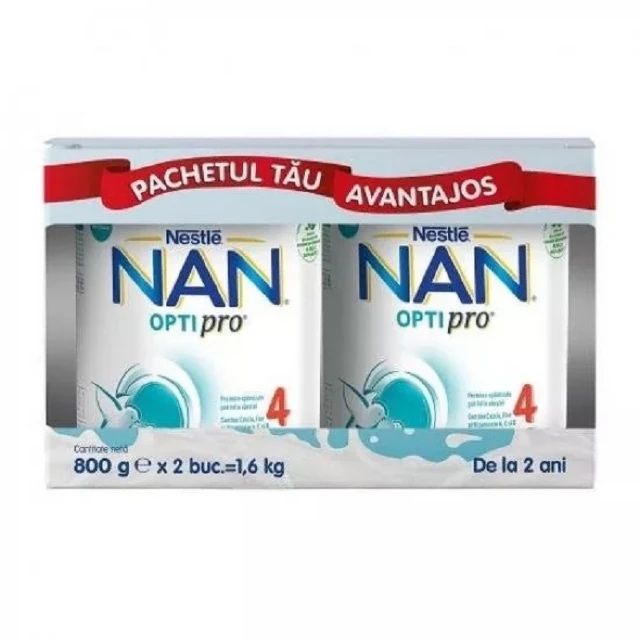 Pachet Nestle NAN OPTIPRO 4  3x 800G