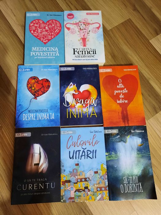 Colectie Vasi Rădulescu Draga Inima Despre inima 8 carti