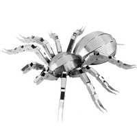 Puzzle 3D metalic: Tarantula. De colecție. Nu se desface după montaj.
