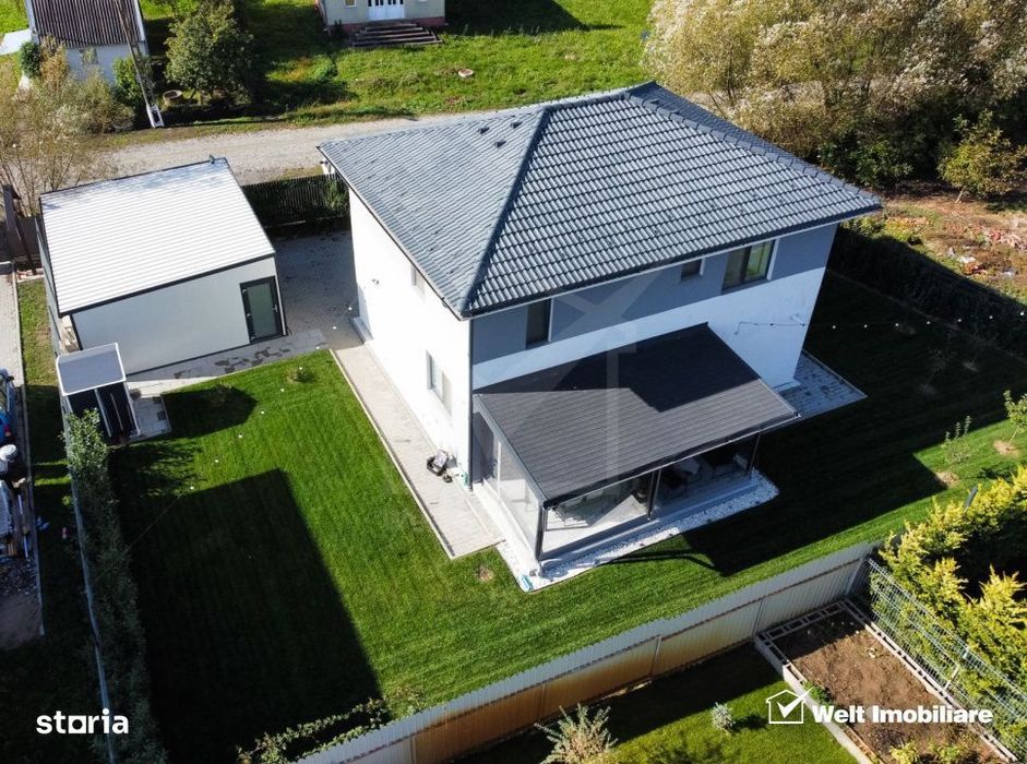 Confort urban, liniste rurala – casa de vanzare la 15 km de Cluj