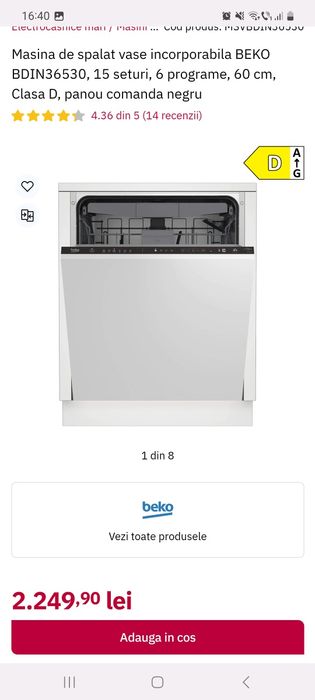 Masina de spalat vase