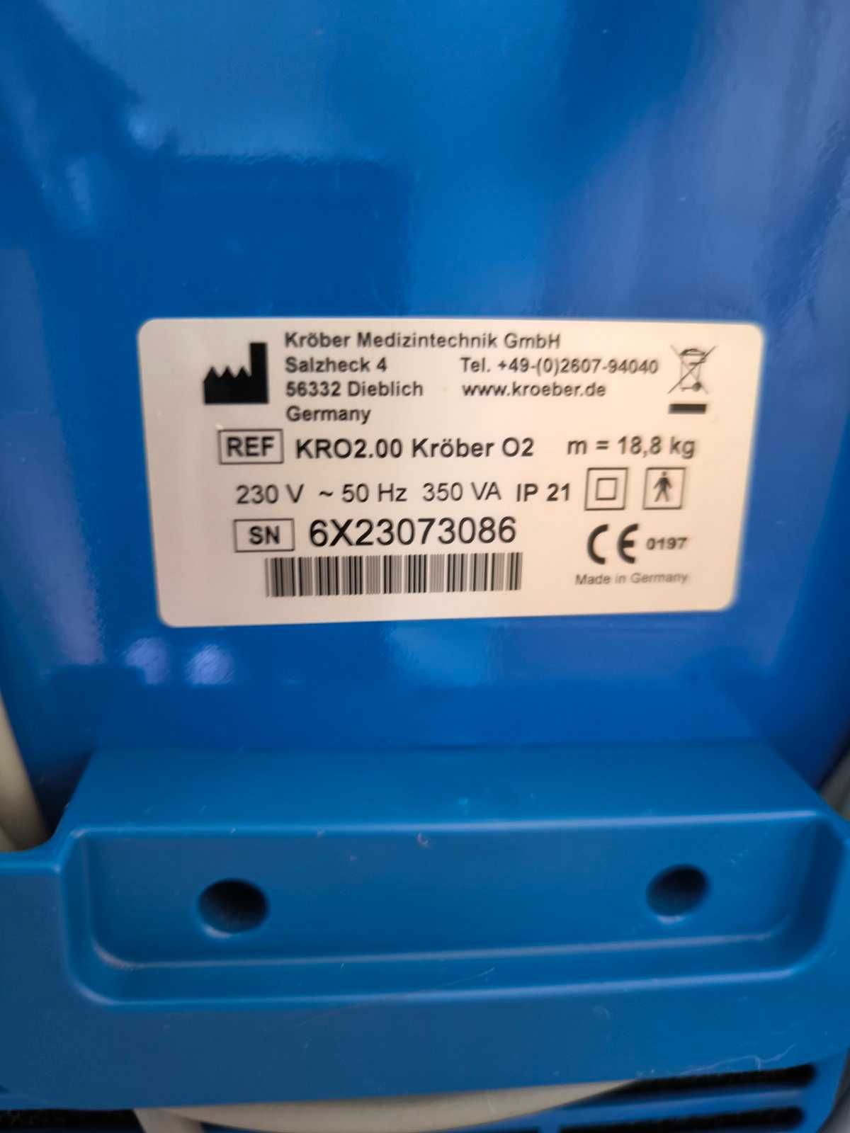 Немски кислороден концентратор Krober O2 – 4 години гаранция, като нов