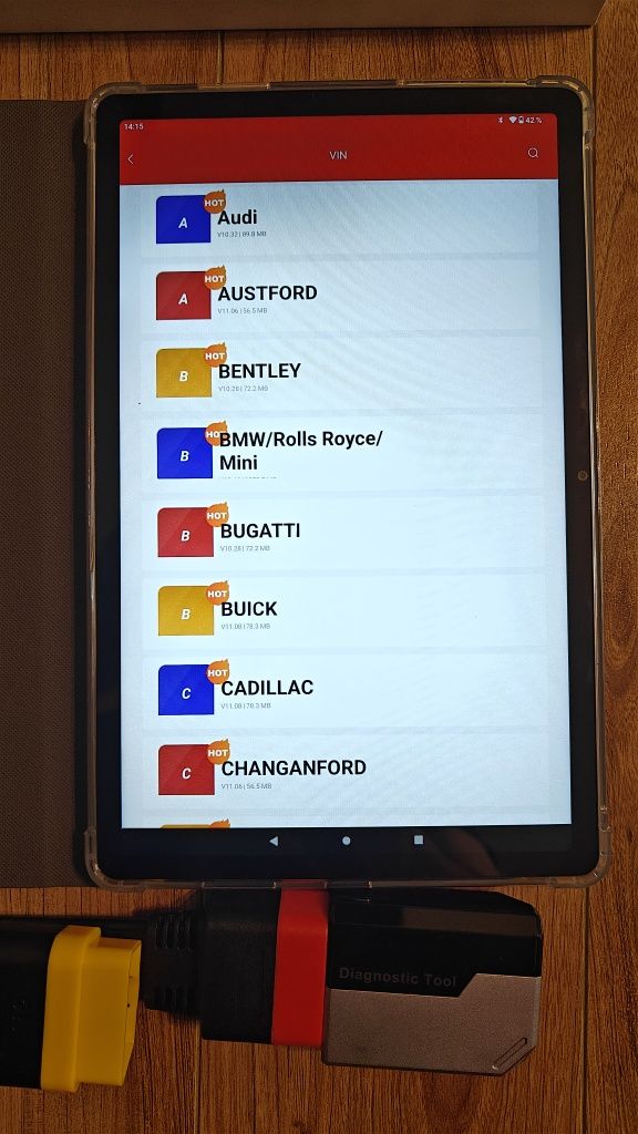 Set Diagnoza tester auto 2025 , actualizări Nelimitate , 15  funcții!