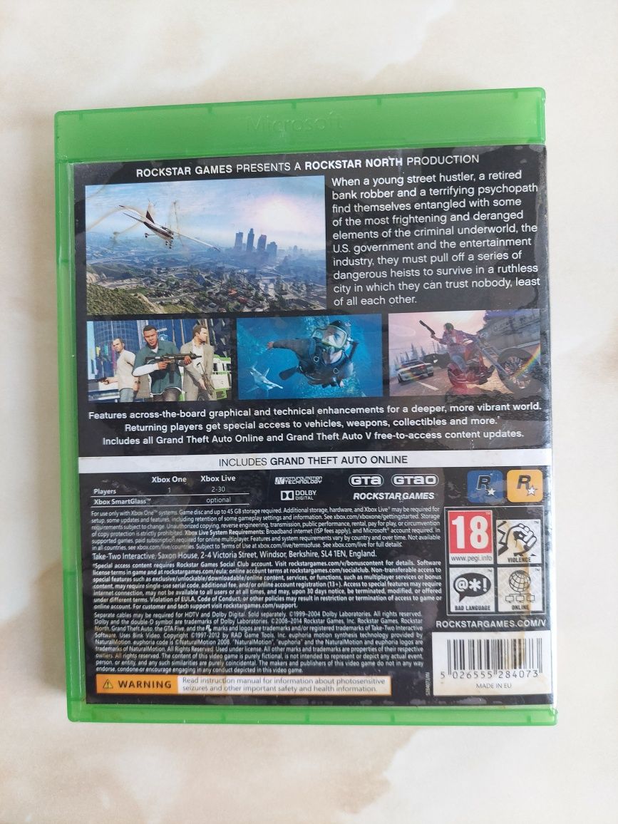 [XboxOne] Vând joc GTA 5 original pentru Xbox One //poze reale