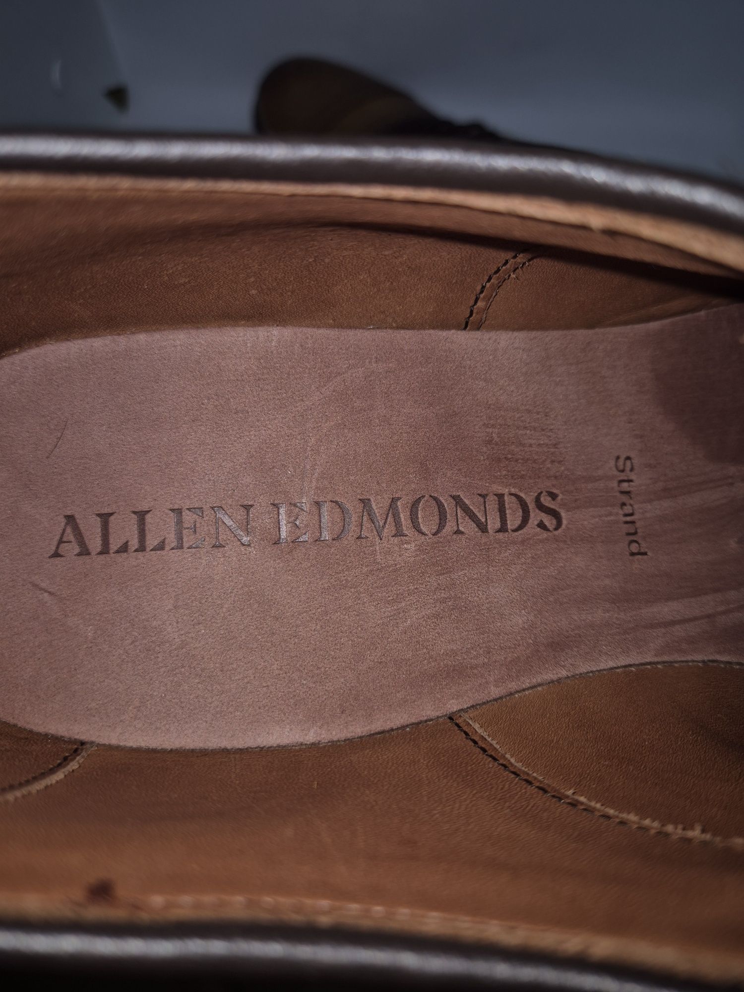 Allen Edmonds Strand Cap-toe Oxford Dress Shoe, Walnut, US 10 D/ EU 44