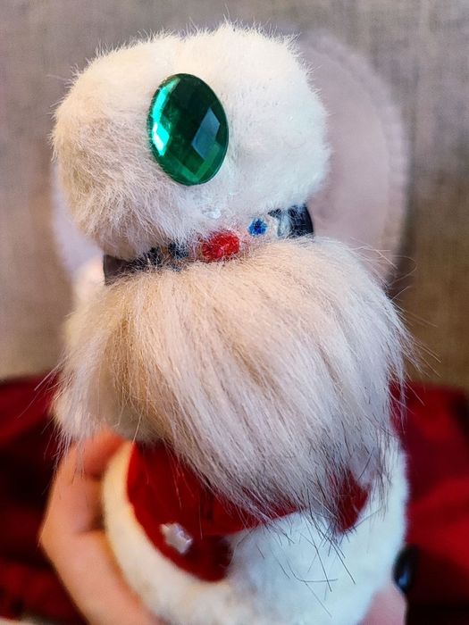 Дед мороз и Снегурочка пенопласт,СССР(реставрация-ручная работа) )