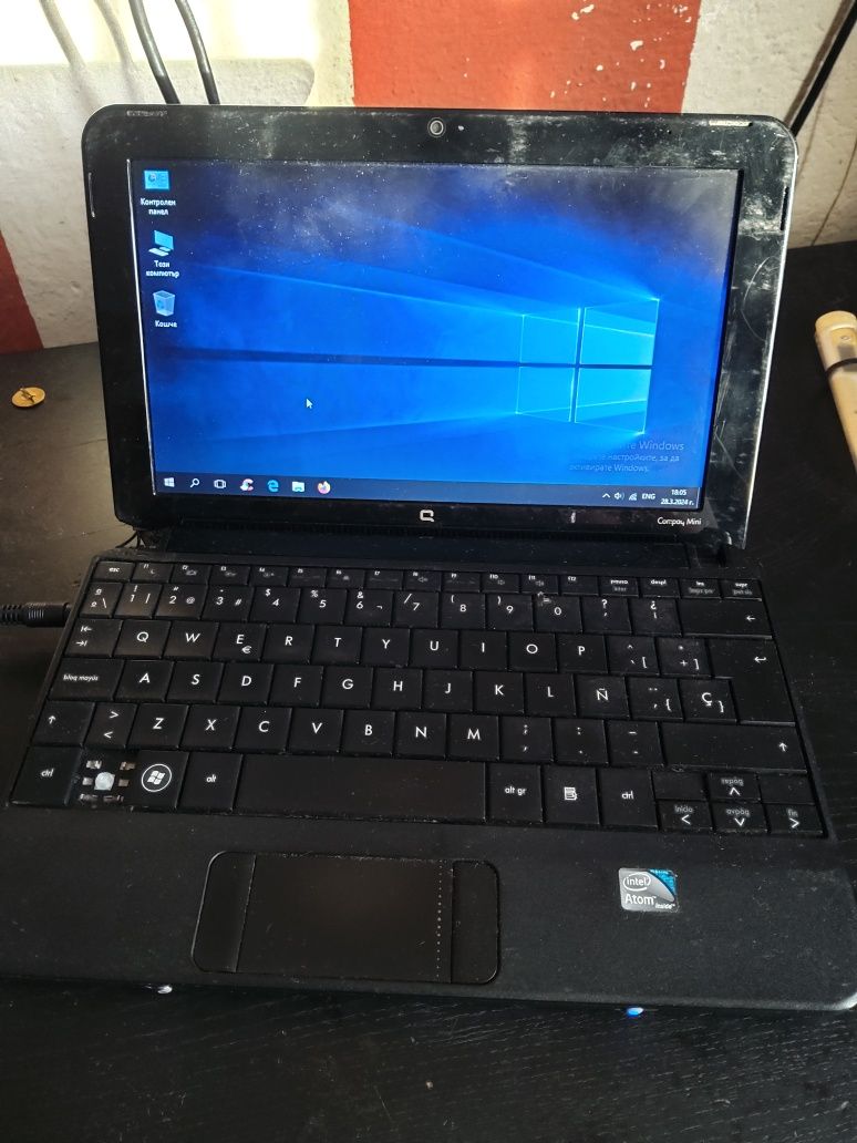 Compaq mini 110 лаптоп