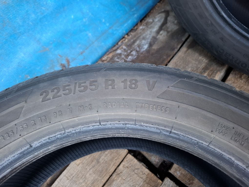 4 бр летни гуми 225/55/18 Continental