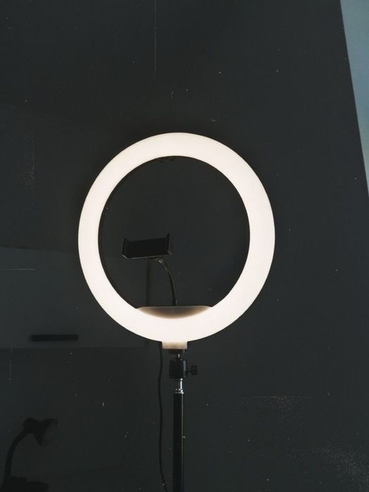 Яркая большая Кольцевая лампа