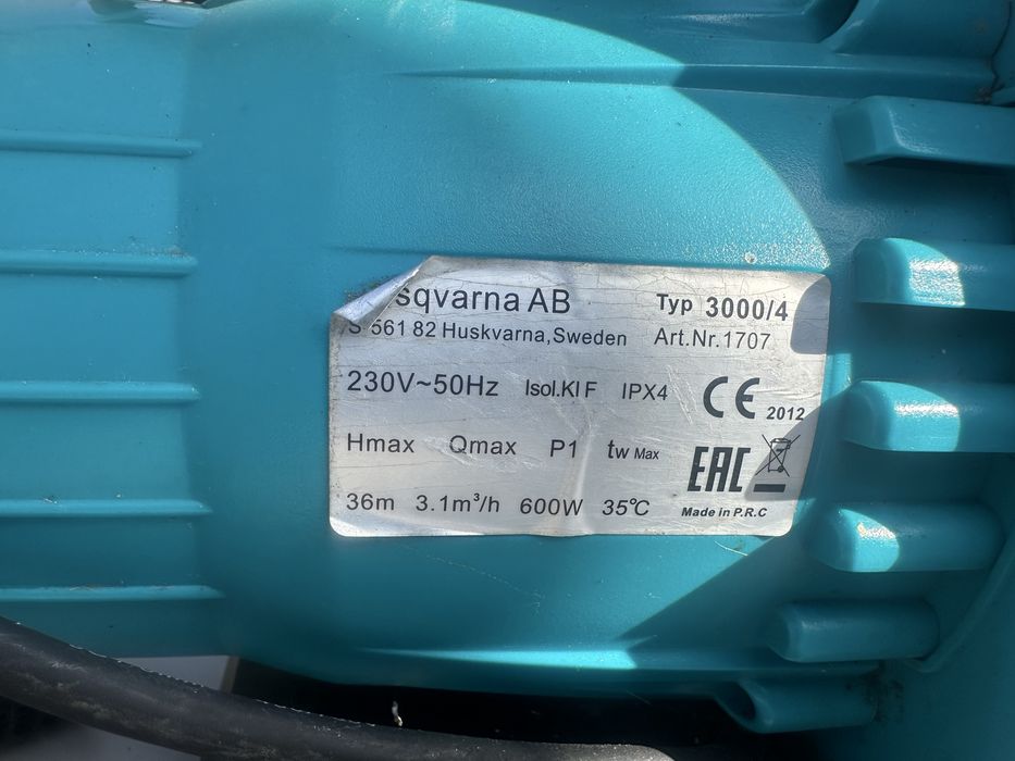 Vind pompa electrica devtras apa Husqvarna