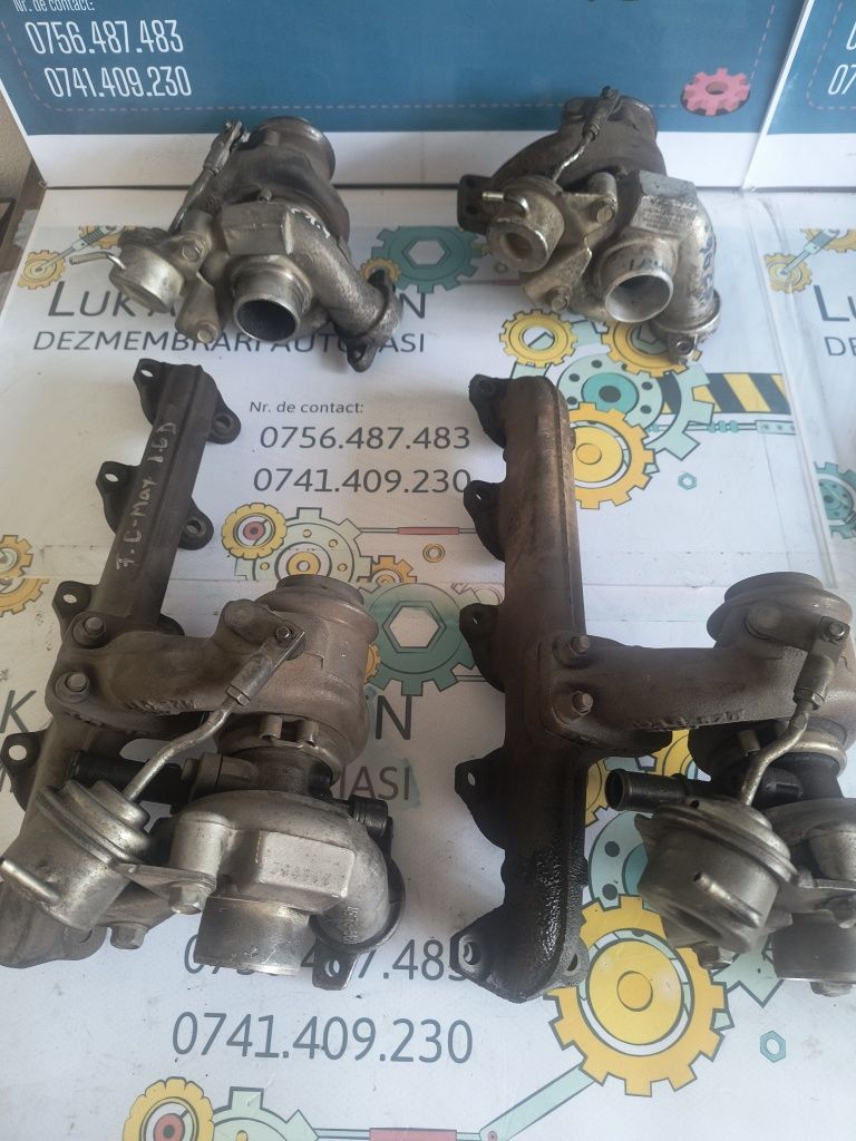Turbo turbina Ford Citroen  Peugeot Mazda 1.6 Hdi tdci 90 cp 9hw 9hx