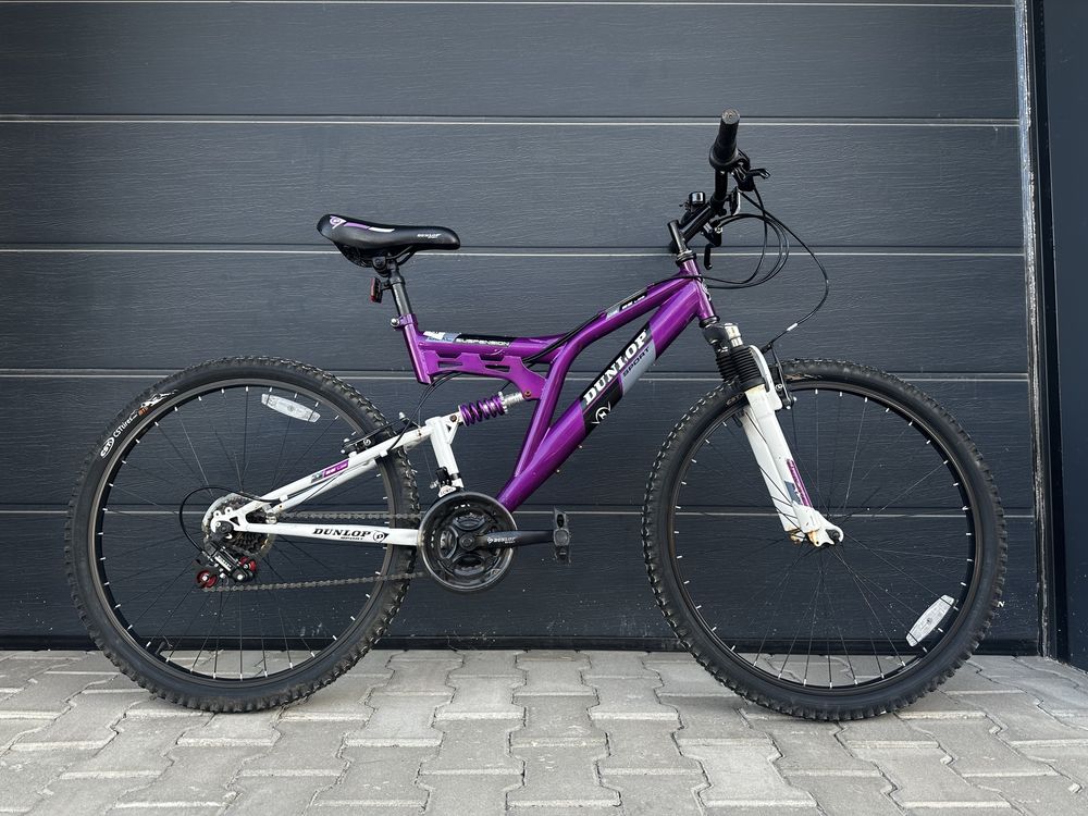 Дамски велосипед Dunlop 26” 3x6 с двойно окачване