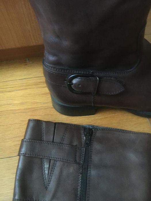 Дамски ботуши от естествена кожа