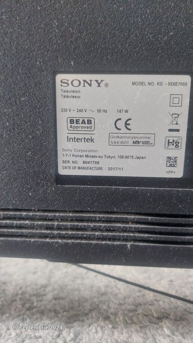 sursa sony APDP-209A1 2955036304 Sony KD 55XE7005