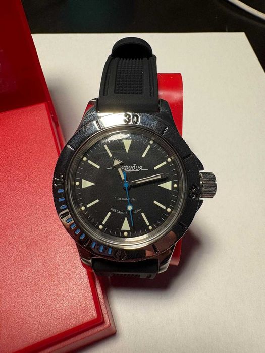 Ceas Vostok Amphibia 120512 cu doua bratari