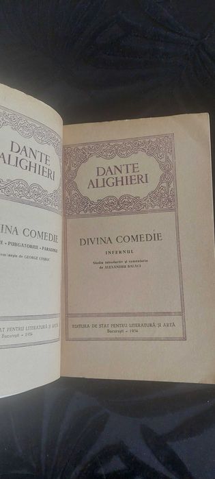 DIVINA COMEDIE - Dante Aligheri ( 3 volume )