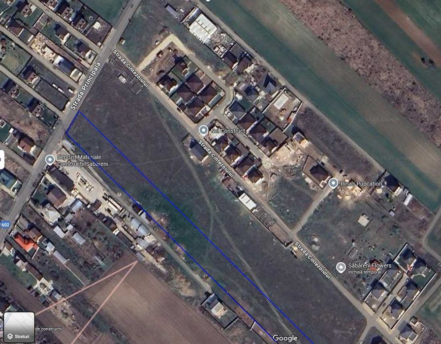 Teren Intravilan, intrare Sabareni - 10500 m2 - 37€ m2 - negociabil