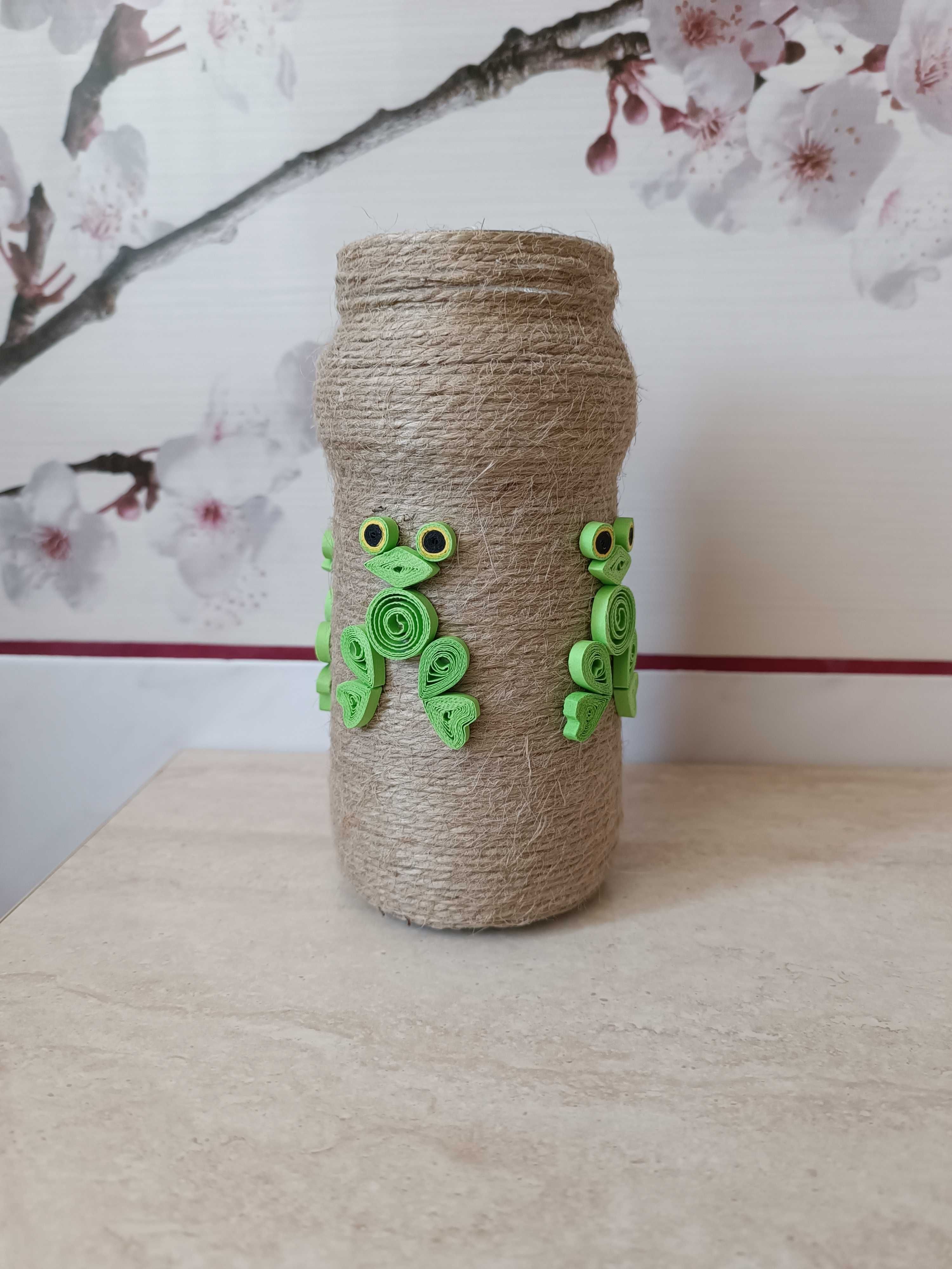 Vaze decorative cu sfoară