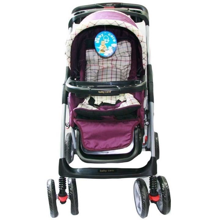 Carucior 2 în 1 bebeluși Baby Care mov